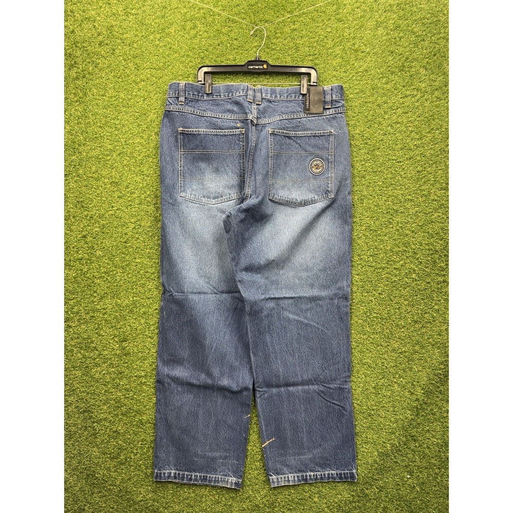 Ruff Ryders Jeans Mens 42x32 Blue Vintage Y2K Baggy Hip Hop DMX Casual Skater